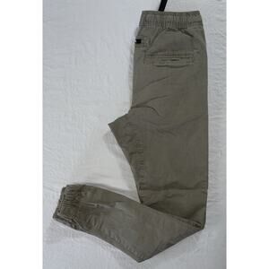 Zanerobe Lightweight Cotton Pull On Jogger Pants. Washed Olive, Women's 28. GUC!